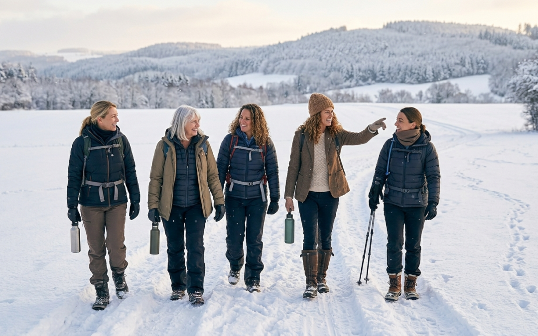 Winterwandeling met Besneeuwde Velden
